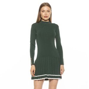 Amara Mockneck Knit Mini Dress